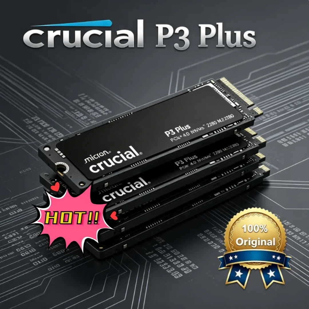 crucial | Ultra Speed Crucial 1TB 2TB PCIe Gen4 NVMe M.2 OEM Package Crucial P3 Plus NVME 2280 1TB S