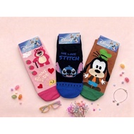 Korean Cotton/Fuzzy Socks Disney Goofy Lotso Stitch Ankle Socks