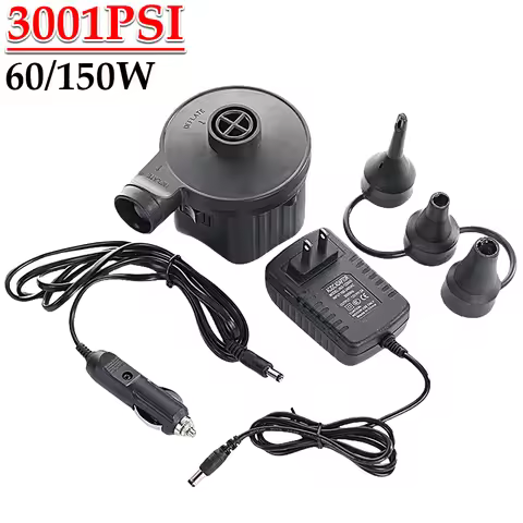 3001PSI Mini Electric Air Pump Rechargeable Bicycle Tire Inflator Low Noise Pocket Mini Tire Pump fo