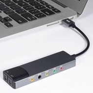 USB Sound Card Aluminium Alloy External Audio Card AC-3 DTS Headphone Adapter Soundcard 7.1 5.1 Chan