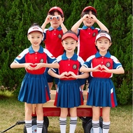 2024 New Style Elementary School Students Autumn School Uniform Kindergarten Uniform Sports Style Su