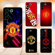 Vivo V27E phone case with black border MU Football Club