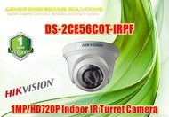 DS-2CE56C0T-IRPF 1MP (2.8mm lens) HIKVISION 720P 4in1 Dome Turbo HDTVI CCTV Camera