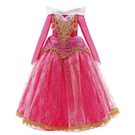 MQATZ ชุดคอสเพลย์เจ้าหญิงราพันเซลสำหรับเด็กผู้หญิงเจ้าหญิงซินเดอเรลล่าเบลล์ยุ่งปาร์ตี้วันเกิดวันฮาโล
