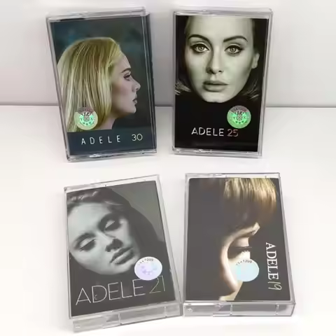 Pop Adele Adkins 30 Album Music Tape 4 Style Cassettes Cosplay Soundtracks Box Recorder Car Walkman 