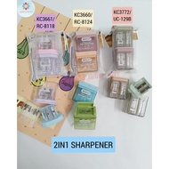 [READY STOCK] (2IN1) PENCIL SHARPENER/KC3772/3660/3661