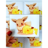 💖WATERPROOF💖 BFF Pikachu & Eevee Luggage / Laptop Sticker #434