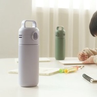 QA BOTTLE 一蓋兩瓶身組合 - 鈦陶瓷保溫瓶 + 冷水瓶 - 好奇紫