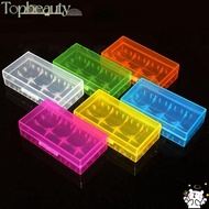 TOPBEAUTY Battery , Coloful Plastic 18650 Battery Box,  Anti-slip 4 AA AA Portable Battery Holder St
