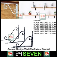 Wall Shelf L Bracket Metal Heavy Duty Supporter L Shape Bracket Wall Hanging Shelves / Braket L Dind