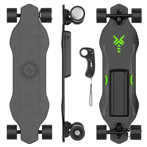 Isinwheel V6 Adult Electric Skateboard 25.2V 2Ah Battery Four-wheel E-skateboard 74*51mm tire E-scoo