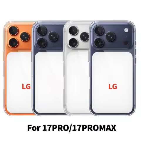For iPhone 17 Pro Max Case/17 Pro Case with Camera Button: Clear Transparent Anime Magnet Case for W