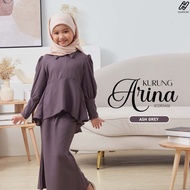 HASNURI Baju Kurung Moden Mini Peplum Fishtail Kanak-kanak Baju Kurung Arina Kids