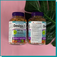[TEM CHÍNHÃNG] Viên Uống Dầu Cá Omega 3 Hỗ Trợ Bảo Vệ Tim Mạch Webber Naturals Triple Strength Omega