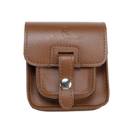 Portable Carrying Bag for ANBERNIC RG34XXSP Handheld Game Console Shockproof PU Leather Travel Prote