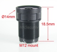 【Trusted】 F1.0 Star- Lens 4mm 3mp Or 5mp 1/2.7 For Imx225 Imx290 Imx291 Imx307 Imx327 Imx335 Imx415 