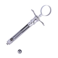 1PC 1.8ML Dental Aspirating Syringe Stainless Steel Detachable Head Oral Anesthesia Injection Tool