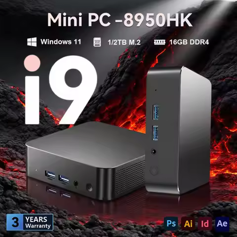 Windows 11 i9 Mini PC Intel Core i9 8950HK Intel i3 6100 PC Computer SSD M.2 1TB 2TB RAM 16GB Wifi 6
