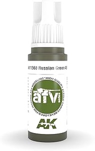 AK Acrylics 3Gen AFV AK11368 Russian Green 4BO (17ml)
