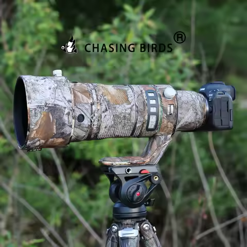 CHASING BIRDS camouflage lens coat for CANON RF 100-300 mm F2.8 L IS USM elastic waterproof and rain