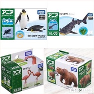 清貨特價 現貨全新日本版 TAKARA tomy Tomica ANIA-Animal Ania  AS-28 Flamingo/ AS-25 Brown Bear  /AS-11 Emperor P