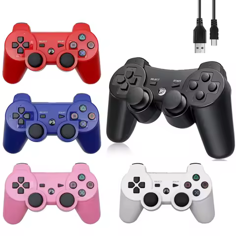 Wireless Controller Bluetooth Gamepad for PS3 Control Joystick Built-in Vibration for Playstation 3 