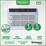 COD EVEREST Etm06wtdr3 Window Type Manual Aircon with Healthy Air Filter  - 0.6 HP