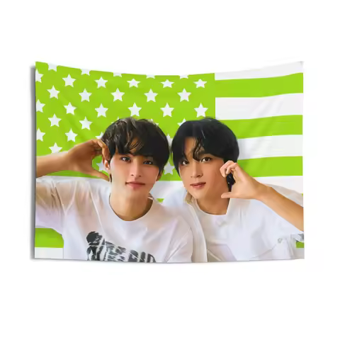 NCT Dream Jaemin American Flags Home Decor Dormitory Background Cloth Gift Ideas Birthday Gift Fangi
