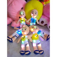 Upin Ipin Doll Toys, a Pair of Cute, Soft, LED, Lights Up