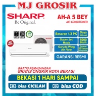 PROMO terbatas AC SHARP AH-A 05 BEY 0.5 PK 1/2 PK + PASANG R32 LOW WATT