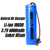 Promo!!! Baterai RC Charger / Batre Mobil Remot / RC Ekskavator / RC Mobil Type Li-ion 18650 3.7V 68