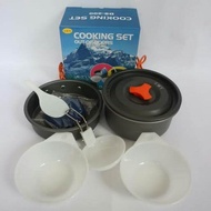 alat masak camping cooking set ds 200 nesting DS-200 cooking set DS 200