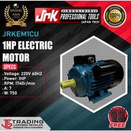 JR Kawasaki 1HP Electric Motor JRKEM1CU HIGH QUALITY HEAVY DUTY JF TRADING