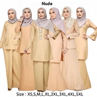 💥SIZE XS-5XL) TEMA BAJU KURUNG NUDE BROWN RAYA 2025 | KURUNG MODEN RIAU KEBARUNG KEBAYA KEDAH POKET 