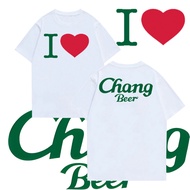 (Degl Diy Store) chang BEER T-Shirt Thai Identity |BEER Shirt I LOVE