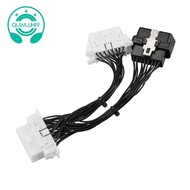 16 Pin OBD2 OBDii OBD2 Splitter Extension Cable One Male to Two Female Y Cable OBD2 Splitter Extensi