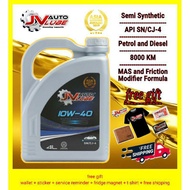 [ FREE SHIPPING + READY STOCK ] Engine Oil JV Autolube 5W-30/10W-40 + Free Gift