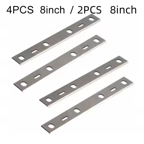 2/4PCS 8inch Wood Planer Blades For Woodstar PT85 HSS Kity PT8500 Scheppach HT850 Woodworking Power 