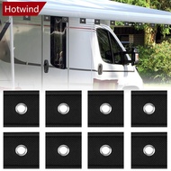 HOTWIND 1/6/8/10/12Pcs RV Camping Awning Hooks for 5/6mm-7/8mm Pipe Eyelet Hangers Camper Trailer Ca