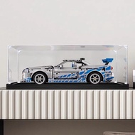 Lego Acrylic Display Box For lego 42210 Speed And Passion Nissan GTR  Popmart Figurine Labubu Zimomo