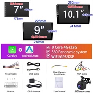 Android Player Car Stereo Radio with 360 Panoramic Navigation QLED Screen 4G+32G 8Core Android Car P