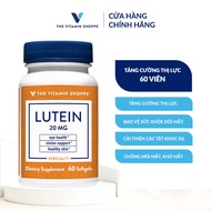 Viên uống bổ mắt tăng cường thị lực THE VITAMIN SHOPPE Lutein 20MG 60 viên