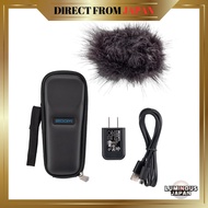 ZOOM APH-1e Accessory Pack for H1essential, Hairy Windscreen, Dedicated Case, USB-C Cable, AC Adapte