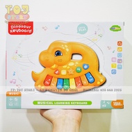 Hộp đồ chơi đàn piano khủng long cho bé Dinosaur keyboard MTK017