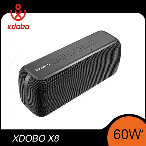 XDOBO X8 II 60W Wireless Bluetooth-compatible Speaker Portable Waterproof Speakers TWS Stereo Bass S