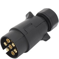 7 Way Round Standard European Car Plug Connector Car Trailer 7 Pin Socket Plugs