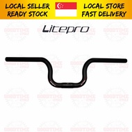 Litepro Carbon fiber Stunner M Handlebar 25.4x580mm High Riser Handlebar Folding Bike Accessories