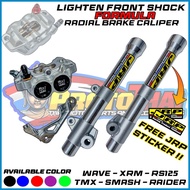 ﹍ ♂ ▪ Lighten Front Shock Wave with Radial 8.1 Caliper Wave/Xrm/Rs125/Raider