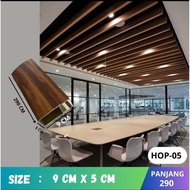 WPC HOLO / WPC BALOK / WPC KOTAK ANTI AIR DAN RAYAP PARTISI 290X100X50 - robinshop3