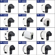 1pcs DK Thermal Paper Compatible for Brother Label Printer White DK-11209 DK-11208 DK-22205 DK-11201